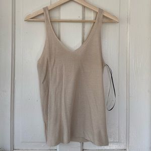 Carly Jean Los Angeles Mari Tank in Sand